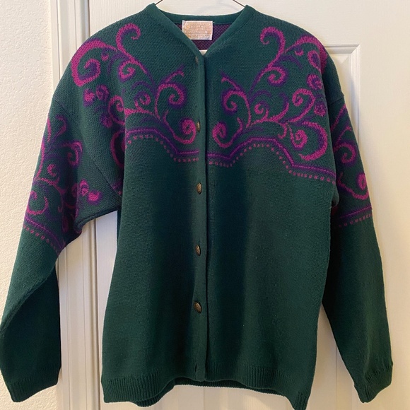 Beautiful Women's Pendleton Wool Sweater, Made in USA - Picture 1 of 7